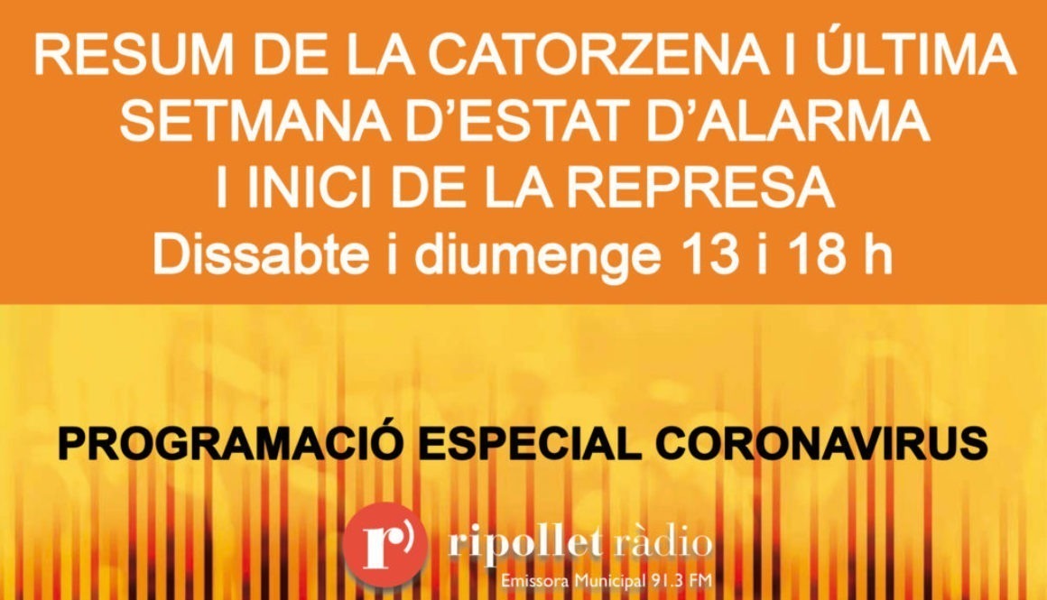 Especial Coronavirus 20/06/2020 Especial Coronavirus 20/06/2020